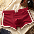 Red asian boxers